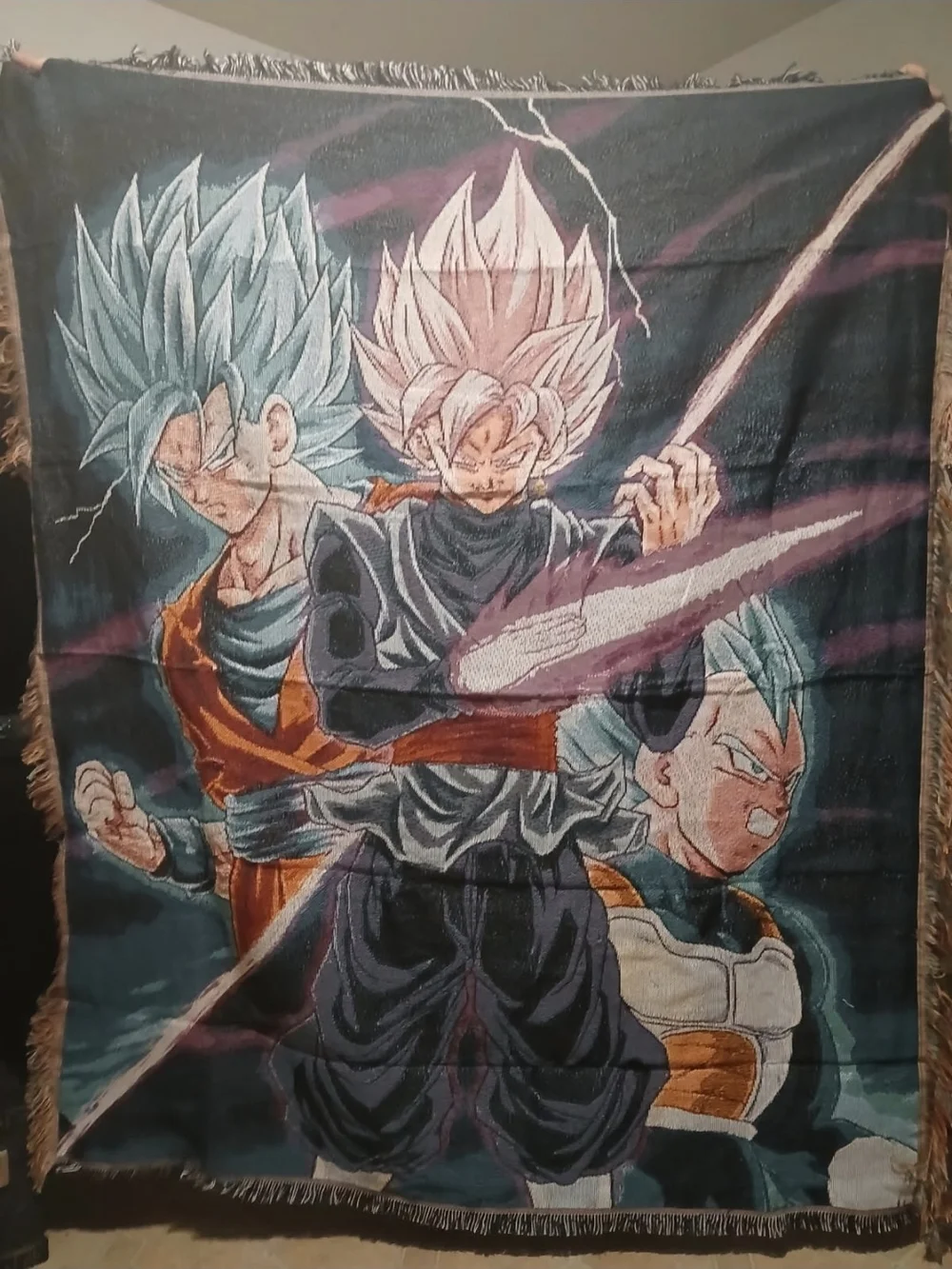 Anime DBZ ROSE GOKU WALL TAPESTRY OR BLANKET